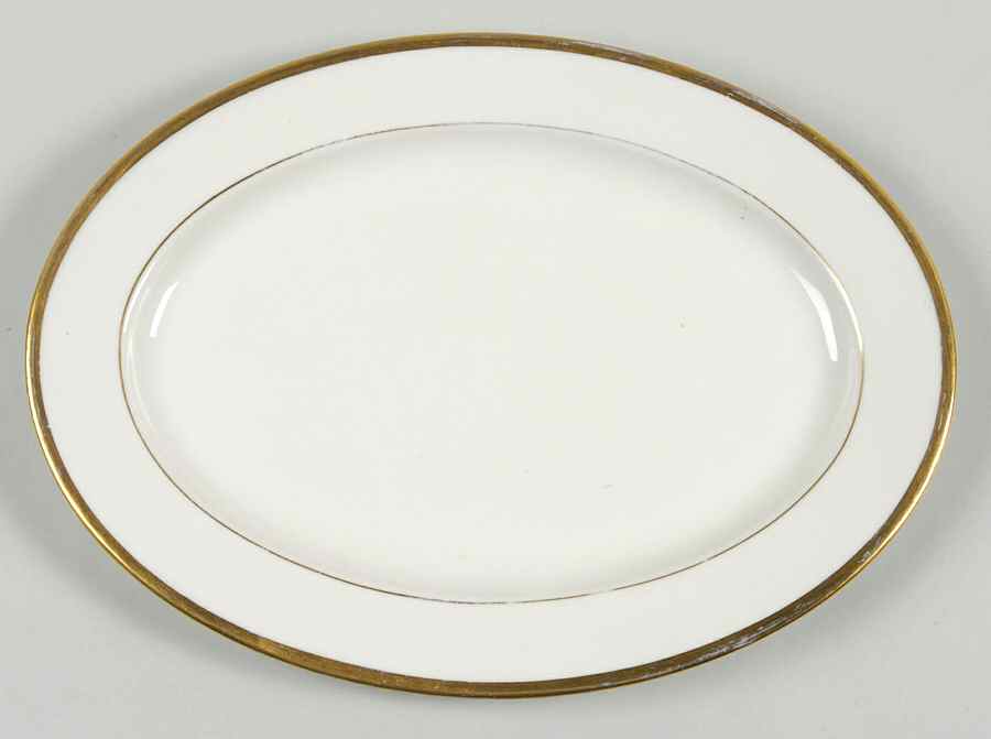 Wilshire Gold 12" Oval Serving Platter by Ransgil-1