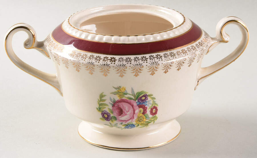 Cardinal Sugar Bowl No Lid by Royal Ascot-1