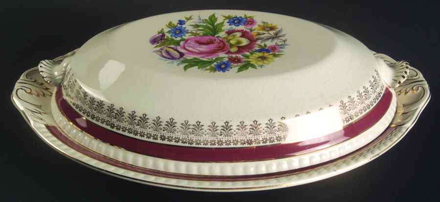Cardinal Oval Covered Vegetable by Royal Ascot-1