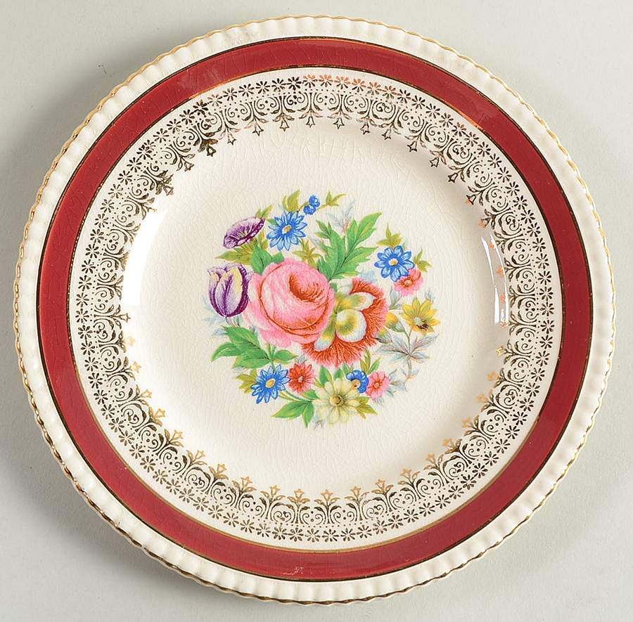 Cardinal Bread & Butter Plate by Royal Ascot-1