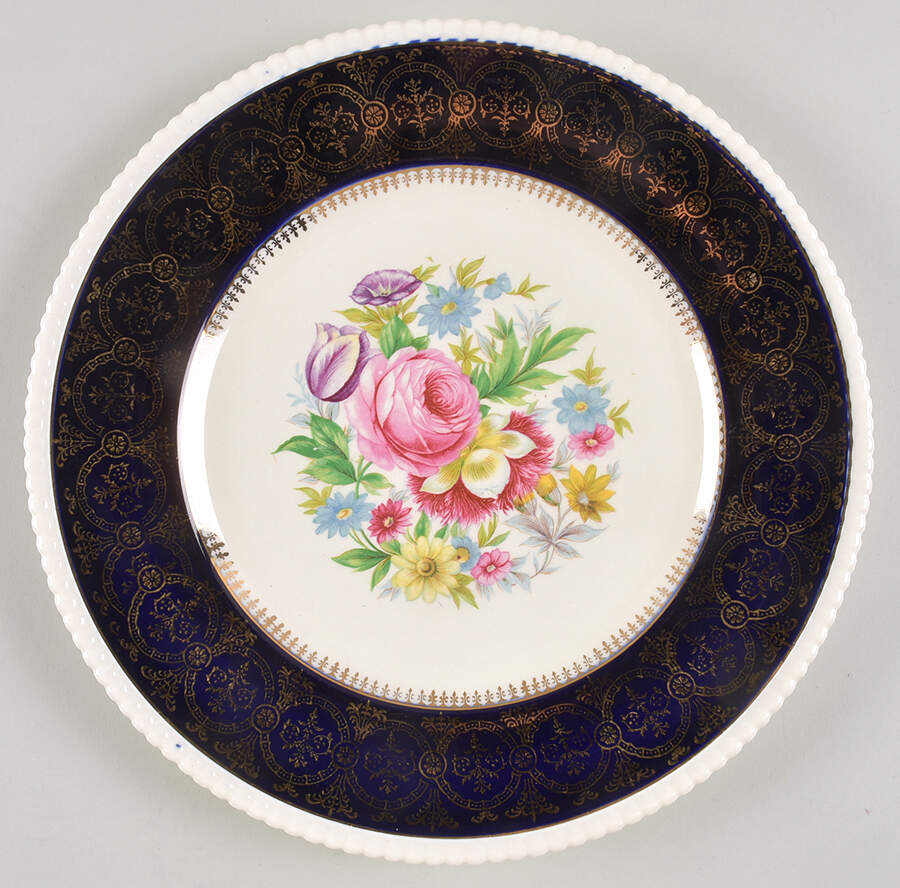 Saguenay Blue Dinner Plate by Royal Ascot-1