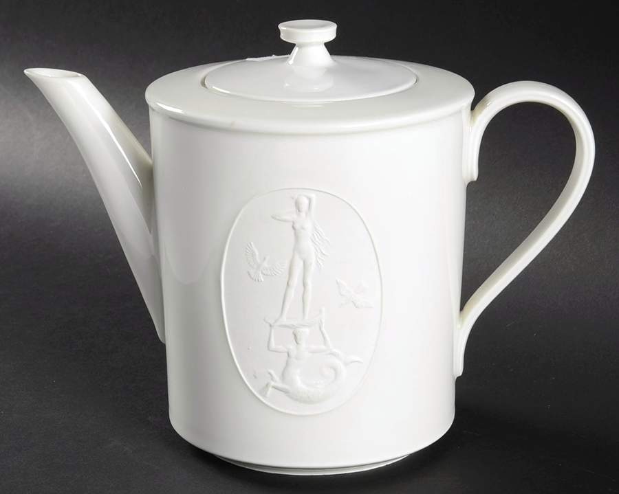 Arcadia Cream--White Coffee Pot & Lid by Royal Berlin-1