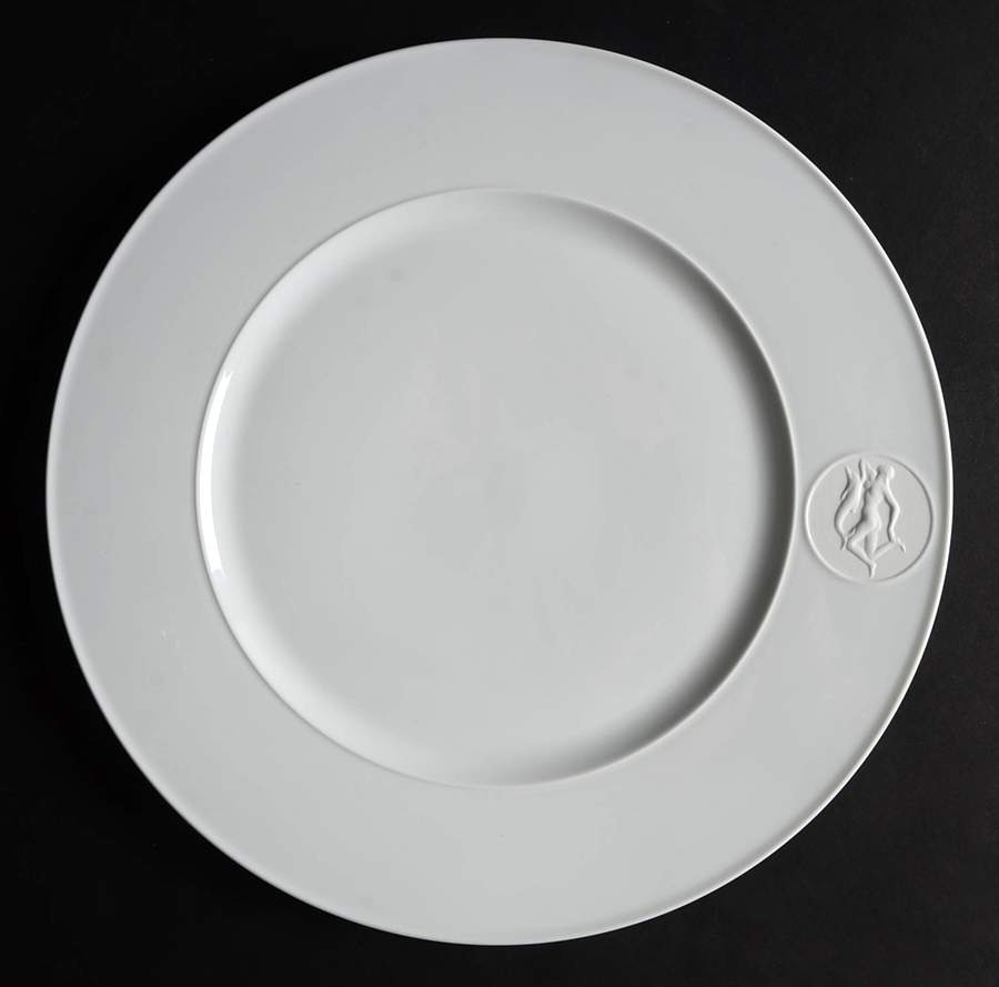 Arcadia Cream--White Large Dinner Plate by Royal Berlin-1