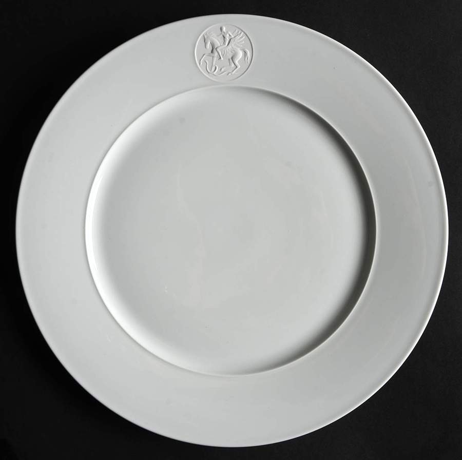 Arcadia Cream--White Service Plate (Charger) by Royal Berlin-1