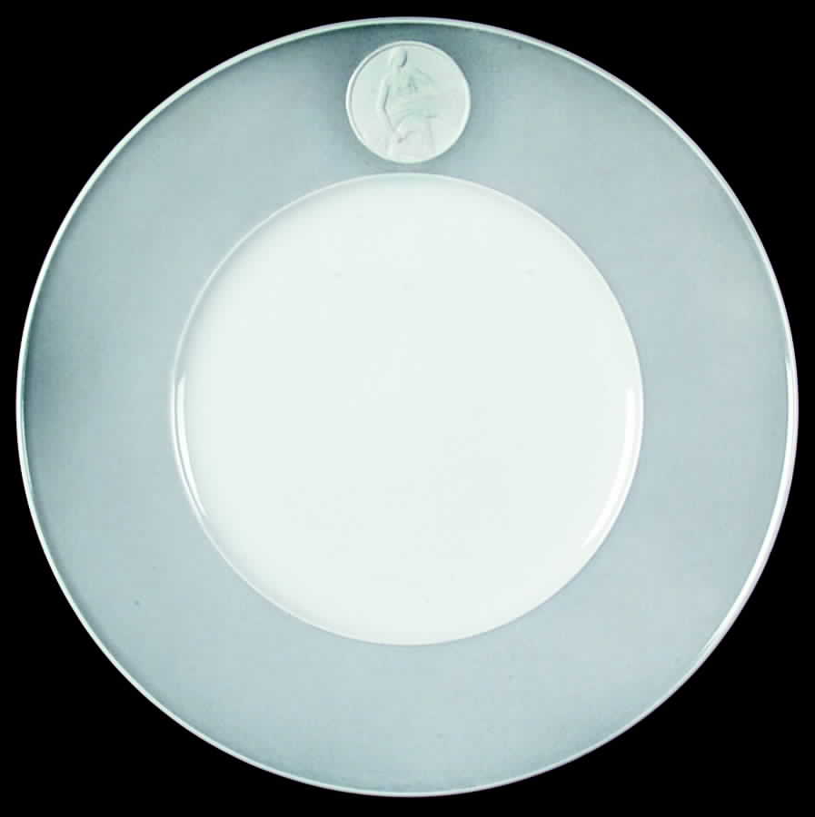 Arcadia Gray (No Trim, White Background) Salad Plate by Royal Berlin-1