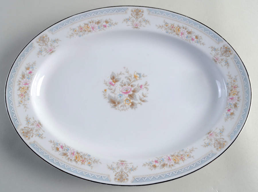 Alpine 14" Oval Serving Platter by Royal Benton-1