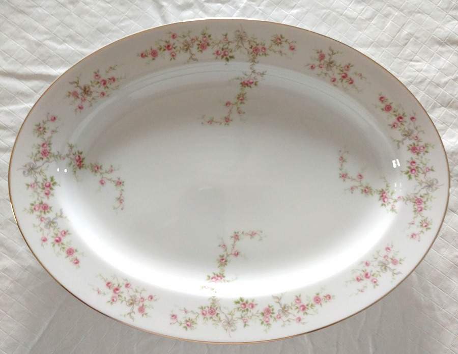 August Twilight 14" Oval Serving Platter by Royal Benton-1
