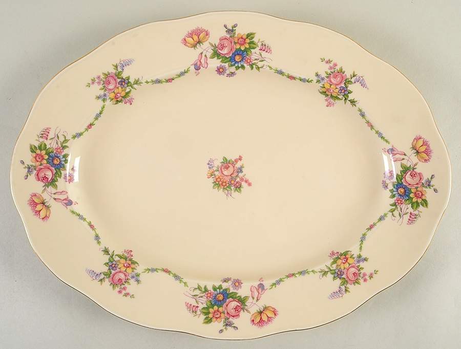 The Kingsford 15" Oval Serving Platter by Royal Bohemian-1