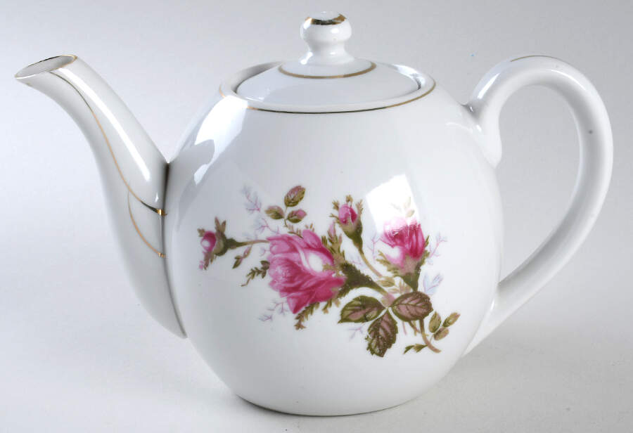 Dawn Rose Small Teapot & Lid by Roberts-1