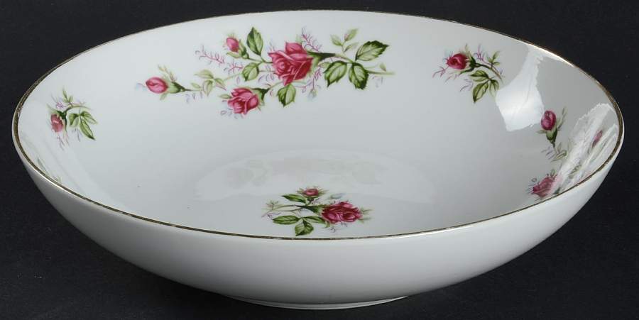 Dawn Rose 9" Round Vegetable Bowl by Roberts-1