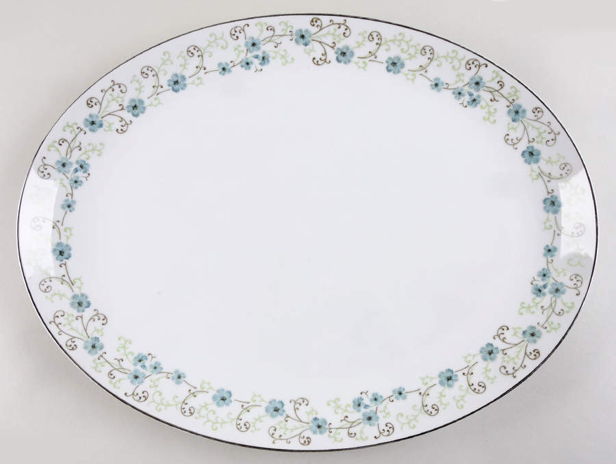 Lucille 16" Oval Serving Platter by Roberts-1