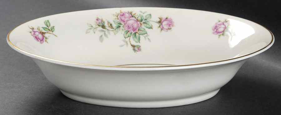 Classic Rose 10" Oval Vegetable Bowl by Royal Cathay-1
