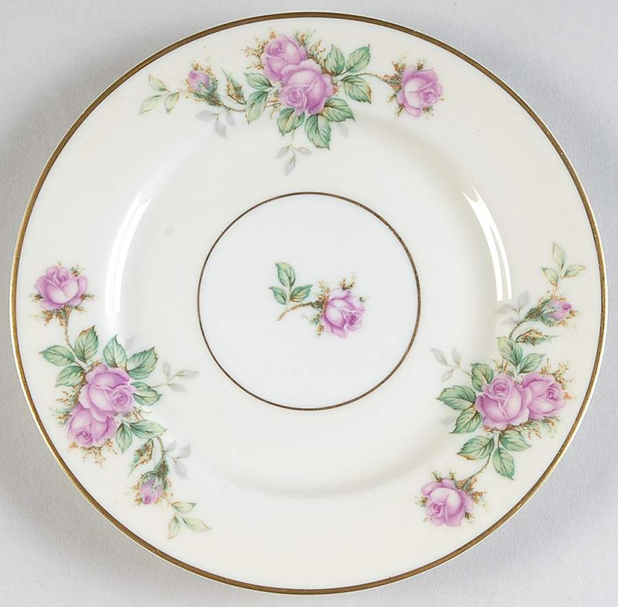 Classic Rose Bread & Butter Plate by Royal Cathay-1