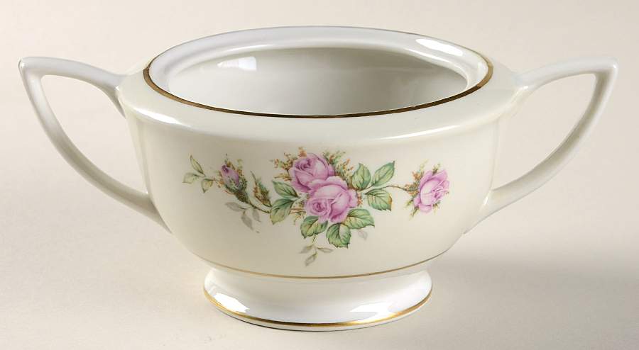 Classic Rose Sugar Bowl No Lid by Royal Cathay-1
