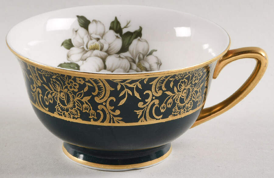Laurel Magnolia Footed Cup by Royal Cathay-1
