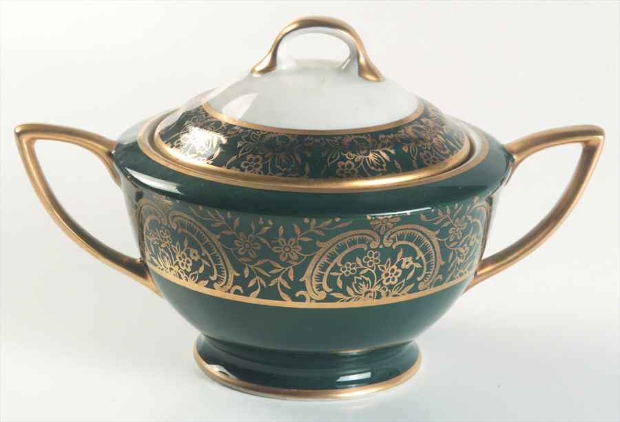 Laurel Magnolia Sugar Bowl & Lid by Royal Cathay-1