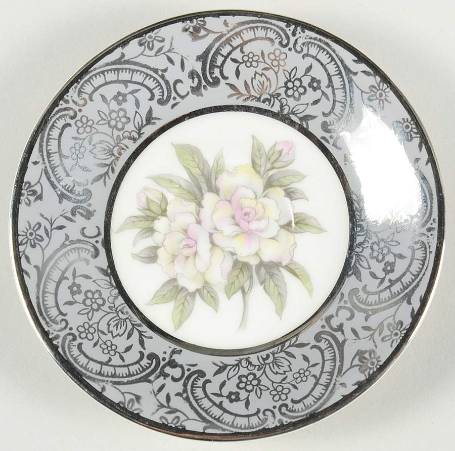 Silver Gardenia Saucer for Demitasse Cup by Royal Cathay-1