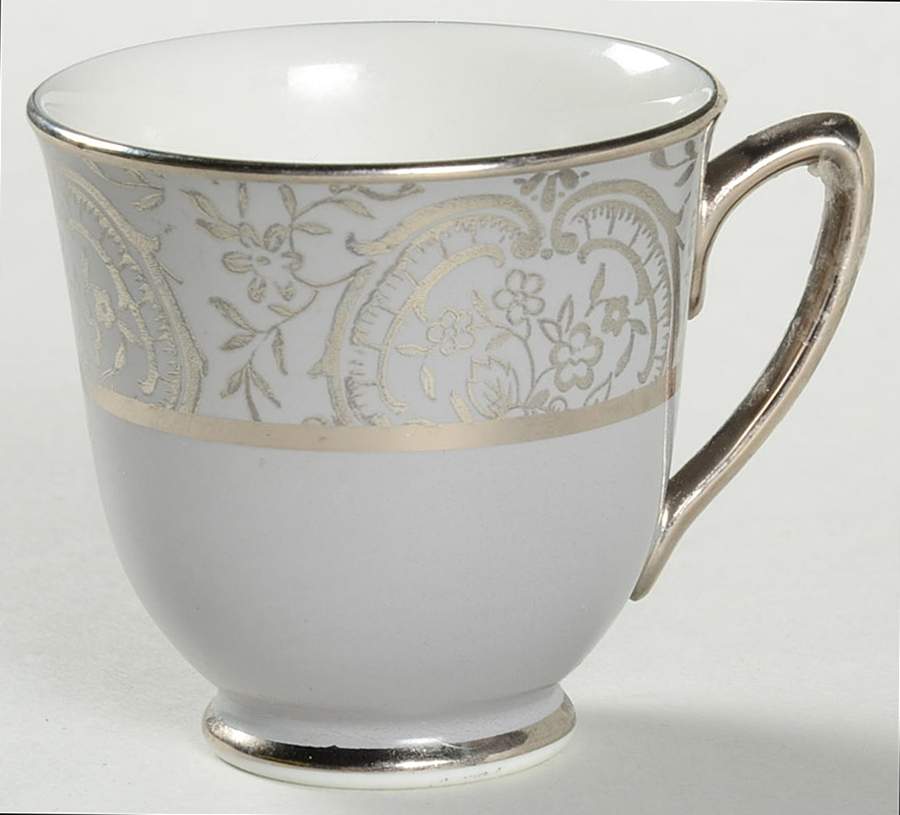 Silver Gardenia Footed Demitasse Cup by Royal Cathay-1