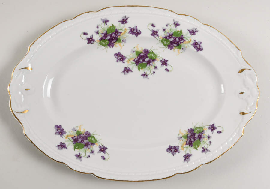 Woodland Fantasy 13" Oval Serving Platter by Royal Cathay-1