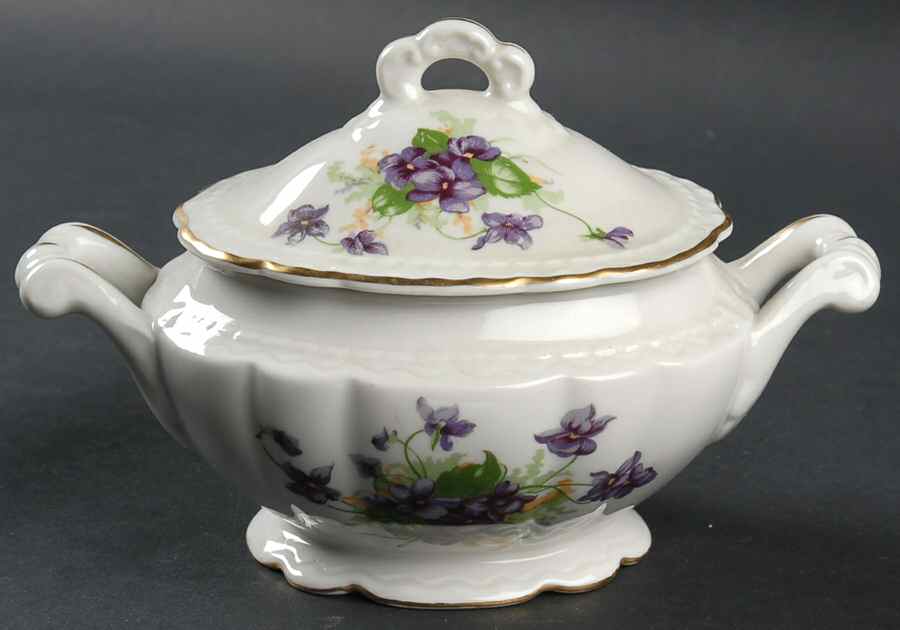 Woodland Fantasy Sugar Bowl & Lid by Royal Cathay-1