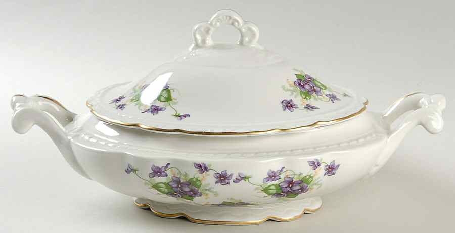 Woodland Fantasy Oval Covered Vegetable by Royal Cathay-1