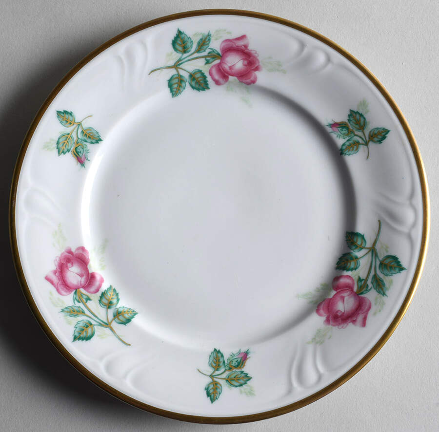 Chateau Rose Salad Plate by Royal Coburg-1