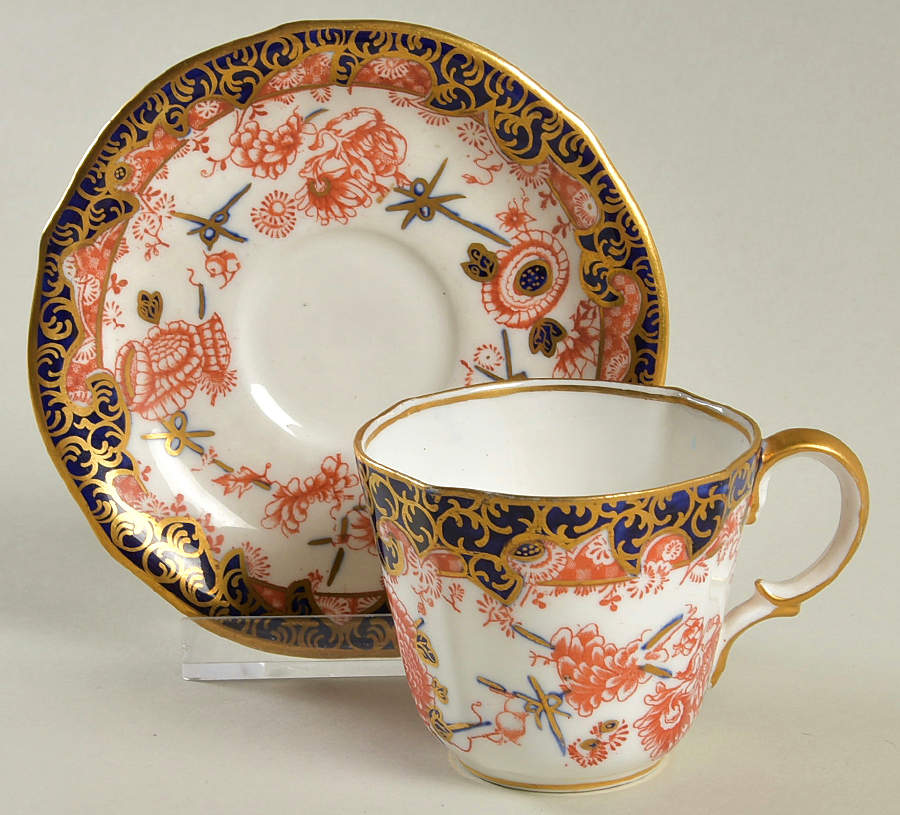 2649 Flat Demitasse Cup & Saucer Set by Royal Crown Derby-1