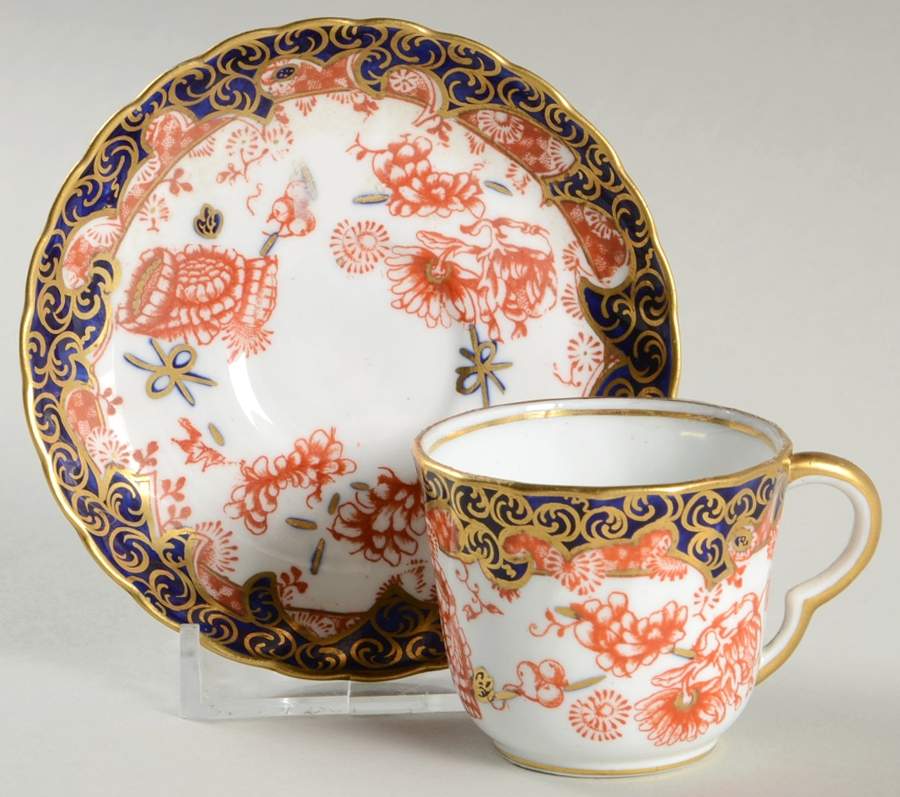 2649 Flat Demitasse Cup & Saucer Set by Royal Crown Derby-1