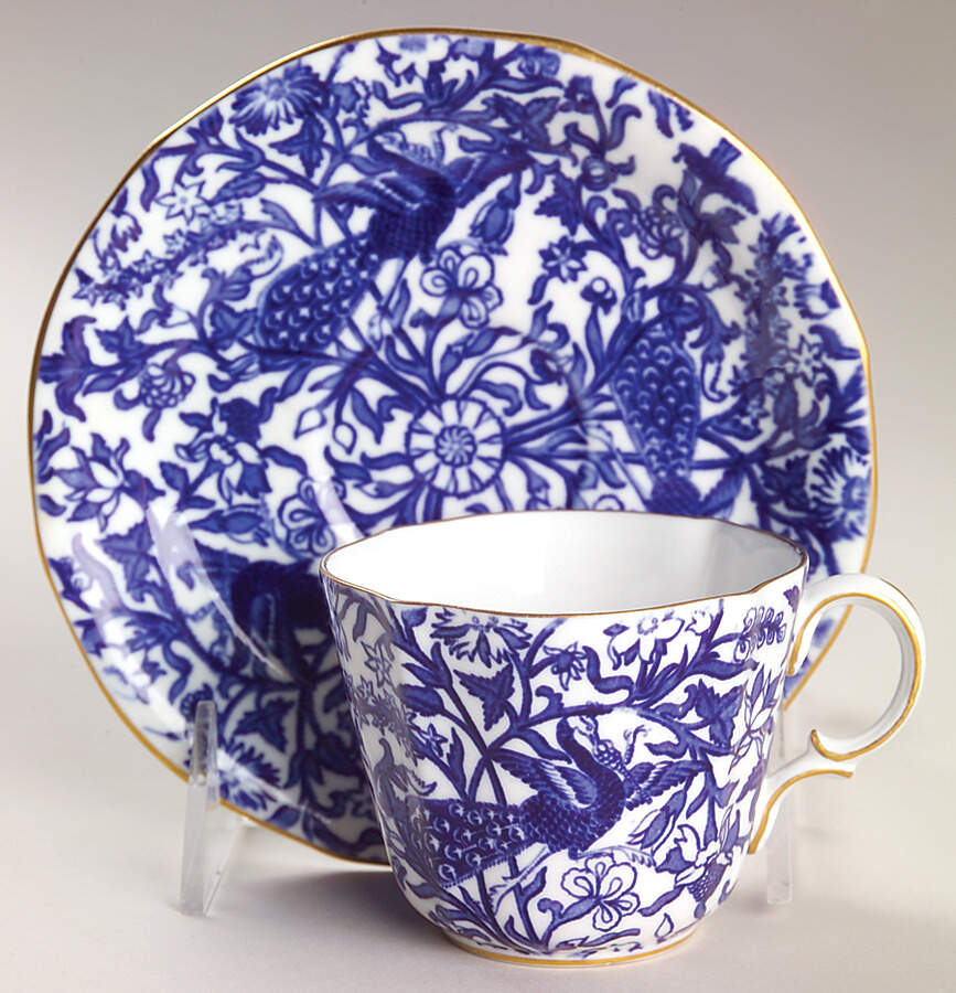 3775 Flat Cup & Saucer Set by Royal Crown Derby-1