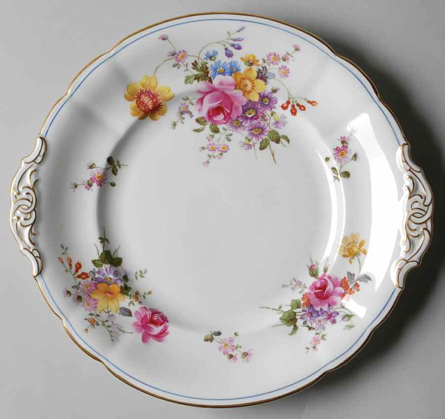 9875 Handled Cake Plate by Royal Crown Derby-1