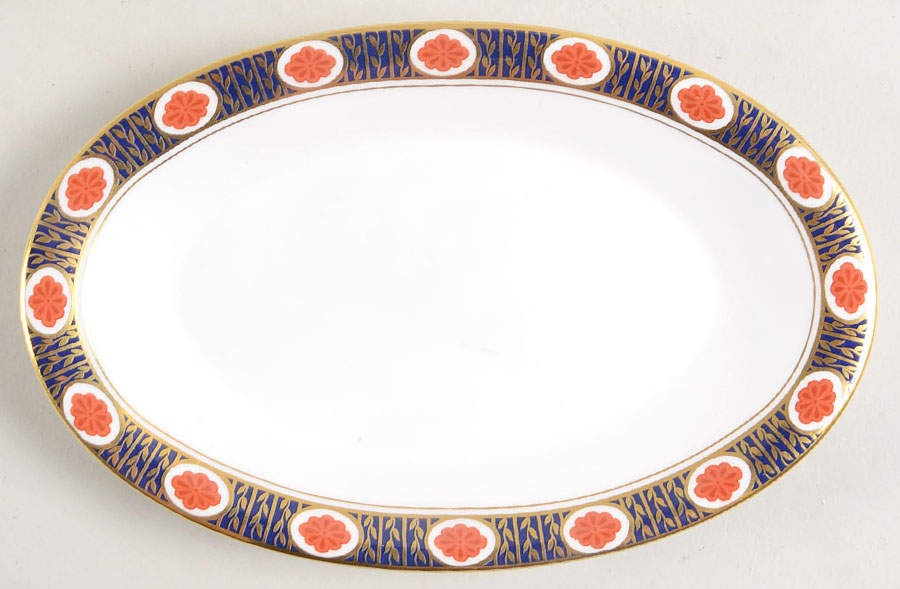 Ambassador Relish/Gravy Underplate by Royal Crown Derby-1