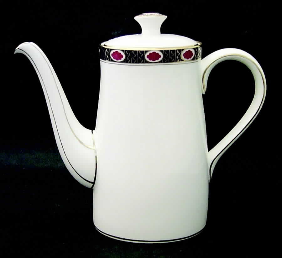 Ambassador Coffee Pot & Lid by Royal Crown Derby-1