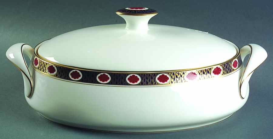 Ambassador Oval Covered Vegetable by Royal Crown Derby-1