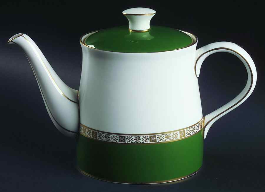 Antigua Teapot & Lid by Royal Crown Derby-1
