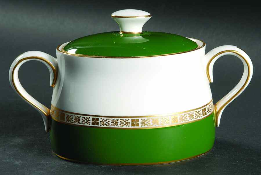 Antigua Mini Sugar Bowl & Lid by Royal Crown Derby-1