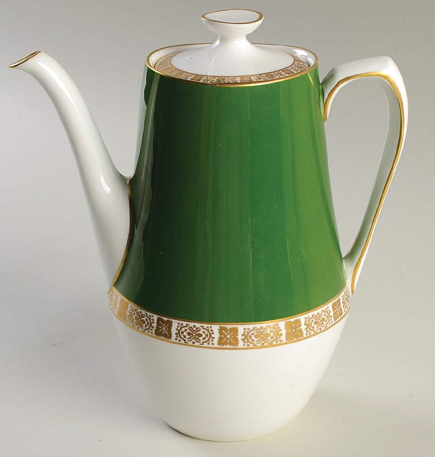 Antigua Coffee Pot & Lid by Royal Crown Derby-1