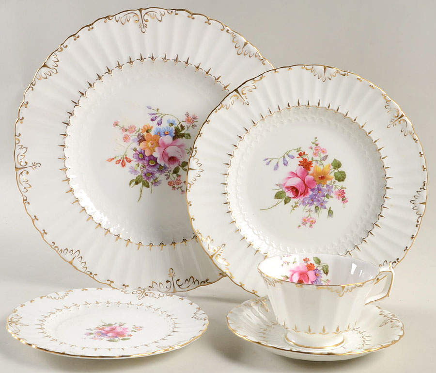Ashby 5 Piece Place Setting by Royal Crown Derby-1