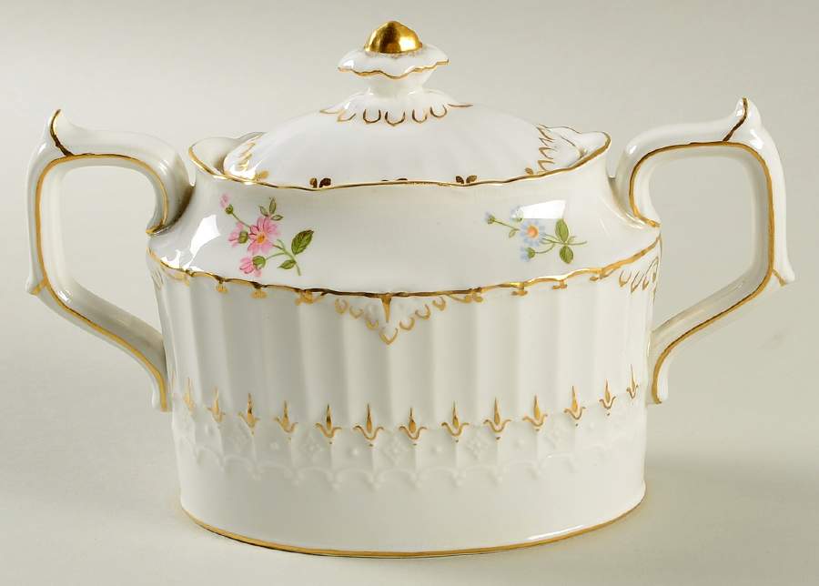 Ashby Sugar Bowl & Lid by Royal Crown Derby-1