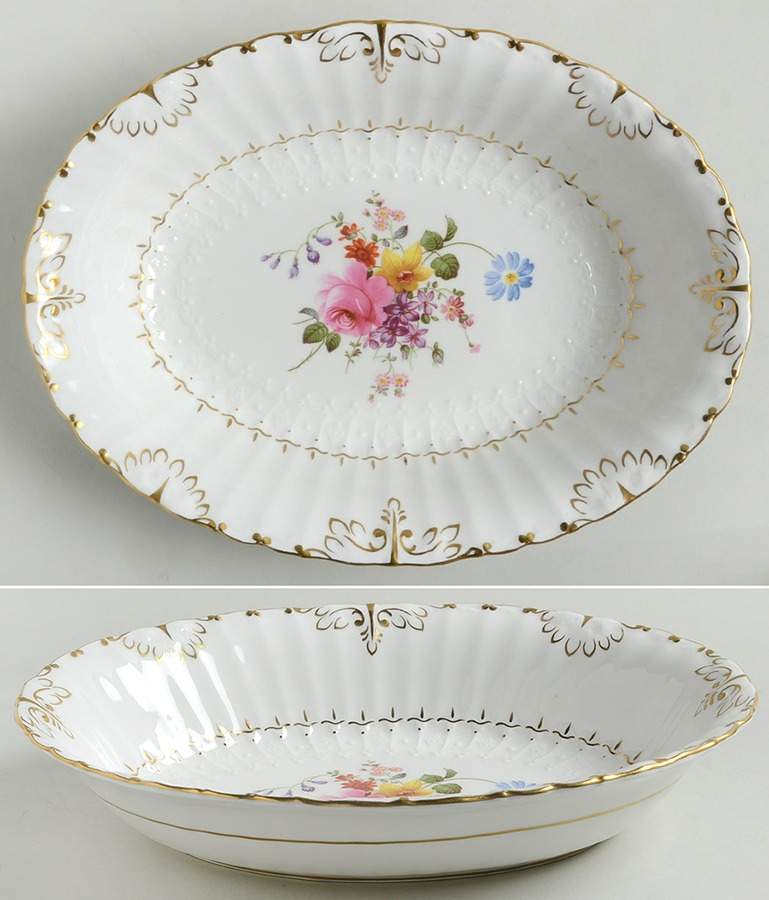 Ashby 10" Oval Vegetable Bowl by Royal Crown Derby-1