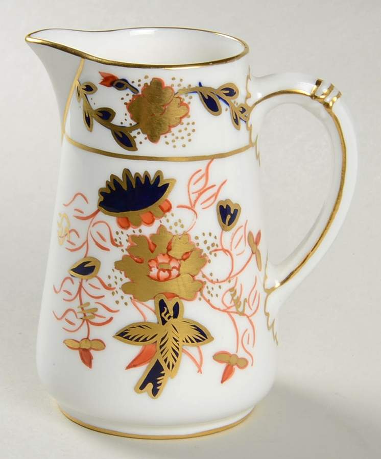 Asian Rose (Duesbury Shape) Mini Creamer by Royal Crown Derby-1
