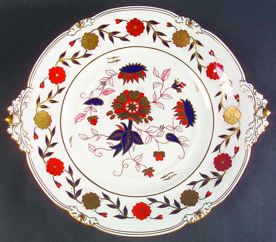 Asian Rose (Duesbury Shape) Underplate for Tureen by Royal Crown Derby-1