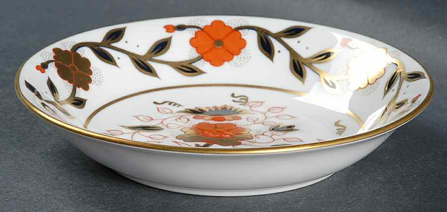 Asian Rose (Duesbury Shape) Fruit/Dessert (Sauce) Bowl by Royal Crown Derby-1
