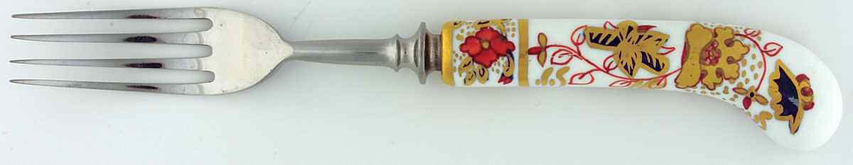 Asian Rose (Duesbury Shape) Dinner Fork (7 1/2" or Larger) by Royal Crown Derby-1