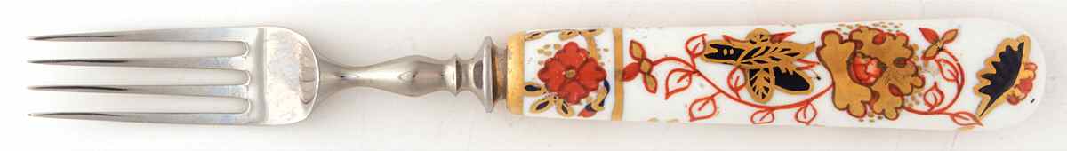 Asian Rose (Duesbury Shape) Dinner Fork (7 3/8" or Smaller) by Royal Crown Derby-1