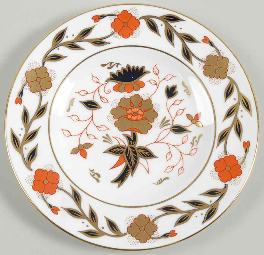 Asian Rose (Duesbury Shape) Bread & Butter Plate by Royal Crown Derby-1