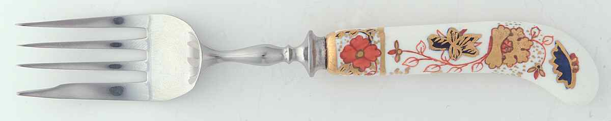 Asian Rose (Duesbury Shape) Individual Salad Fork by Royal Crown Derby-1