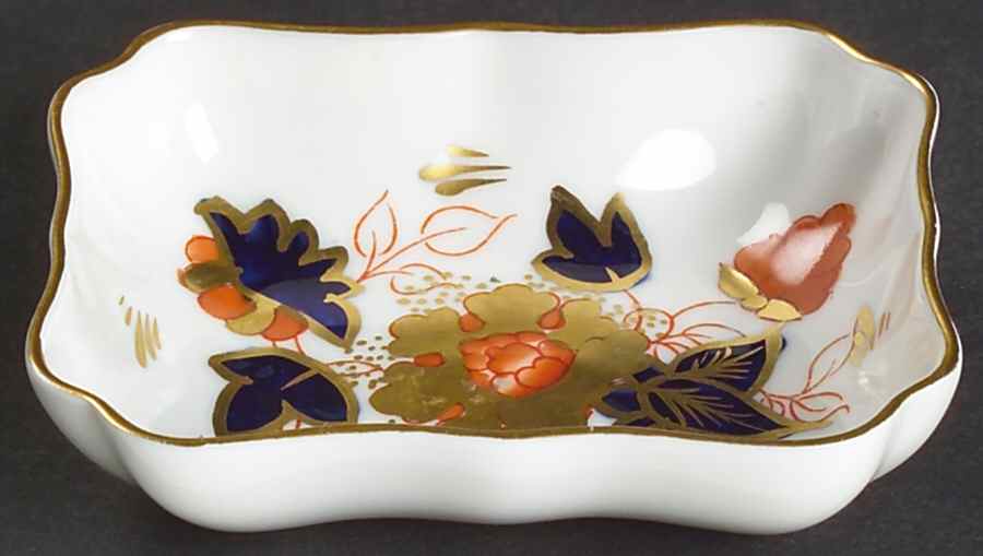 Asian Rose (Duesbury Shape) 1800 Tray by Royal Crown Derby-1