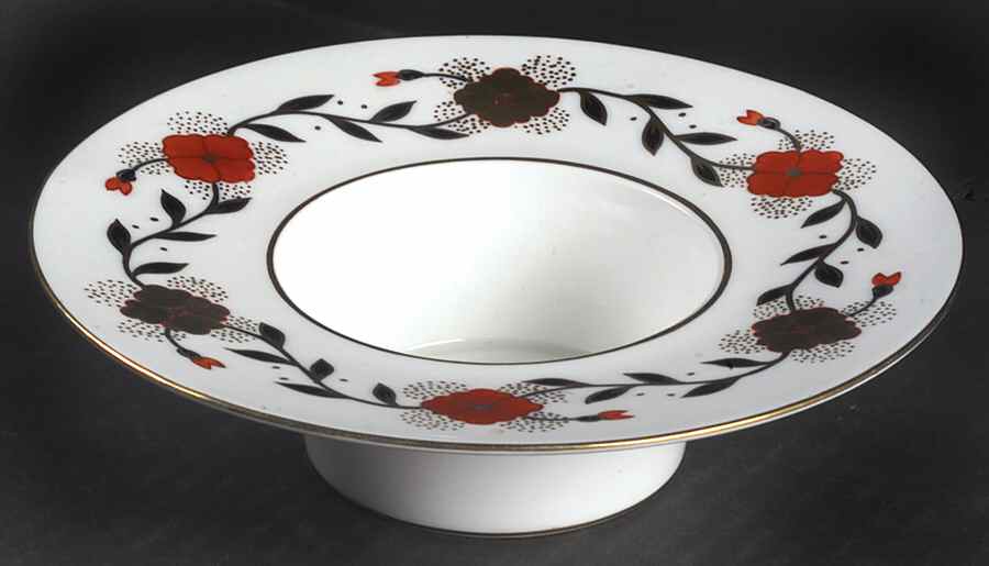 Asian Rose (Duesbury Shape) Saucer for Trembleuse Cup by Royal Crown Derby-1