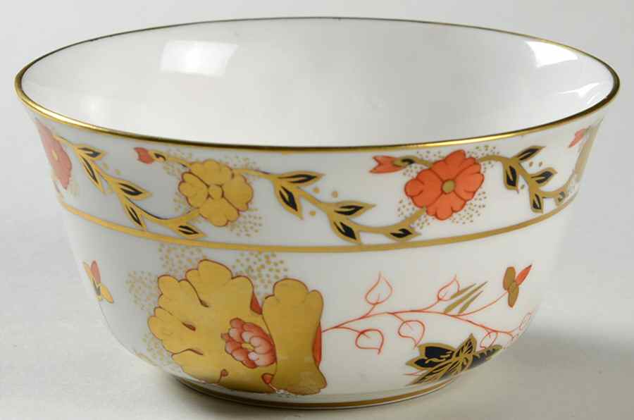 Asian Rose (Duesbury Shape) Open Sugar Bowl by Royal Crown Derby-1