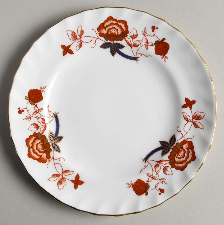 Bali (Boston Shape, Swirl) Bread & Butter Plate by Royal Crown Derby-1